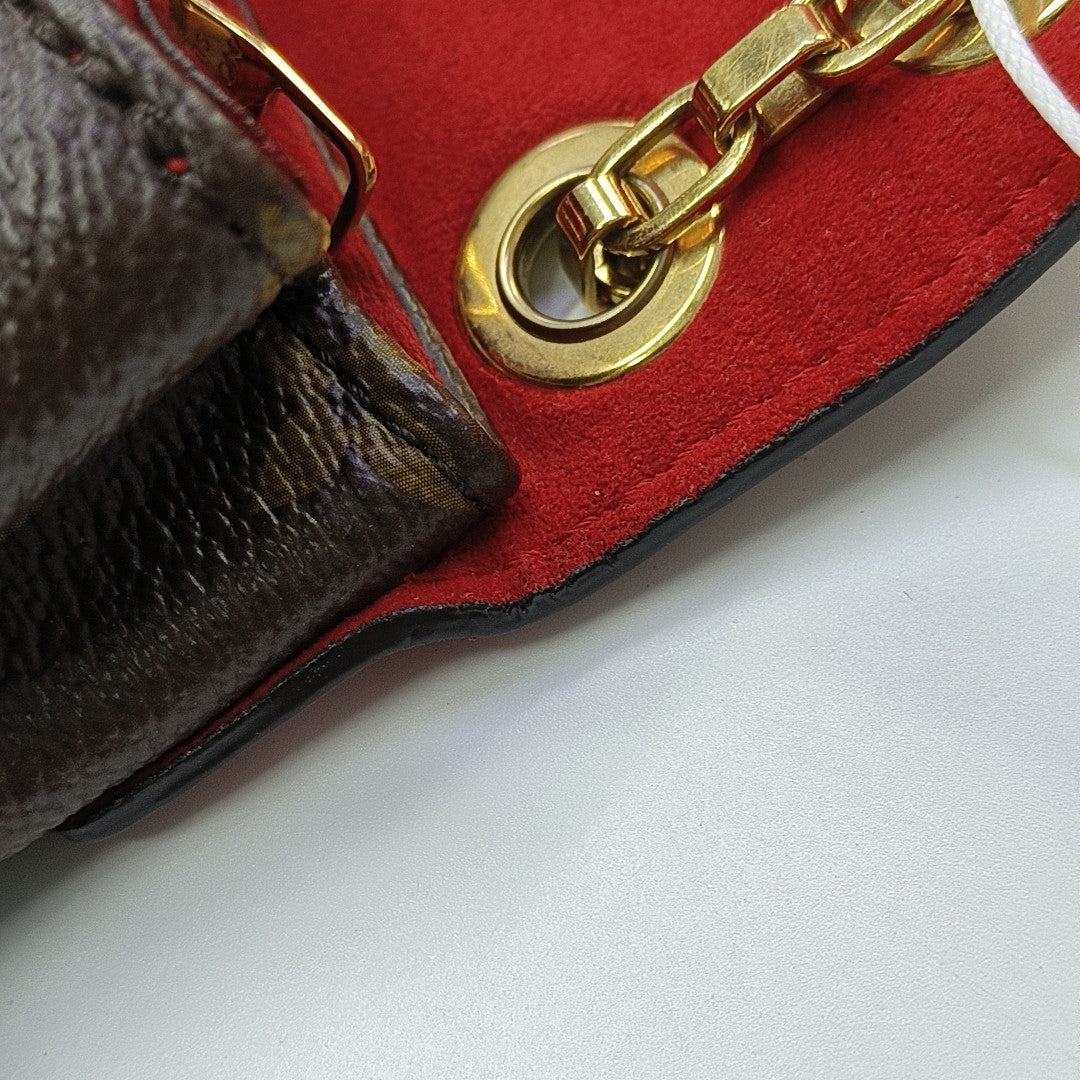 PALLAS BB Monogram Coated Canvas Brown