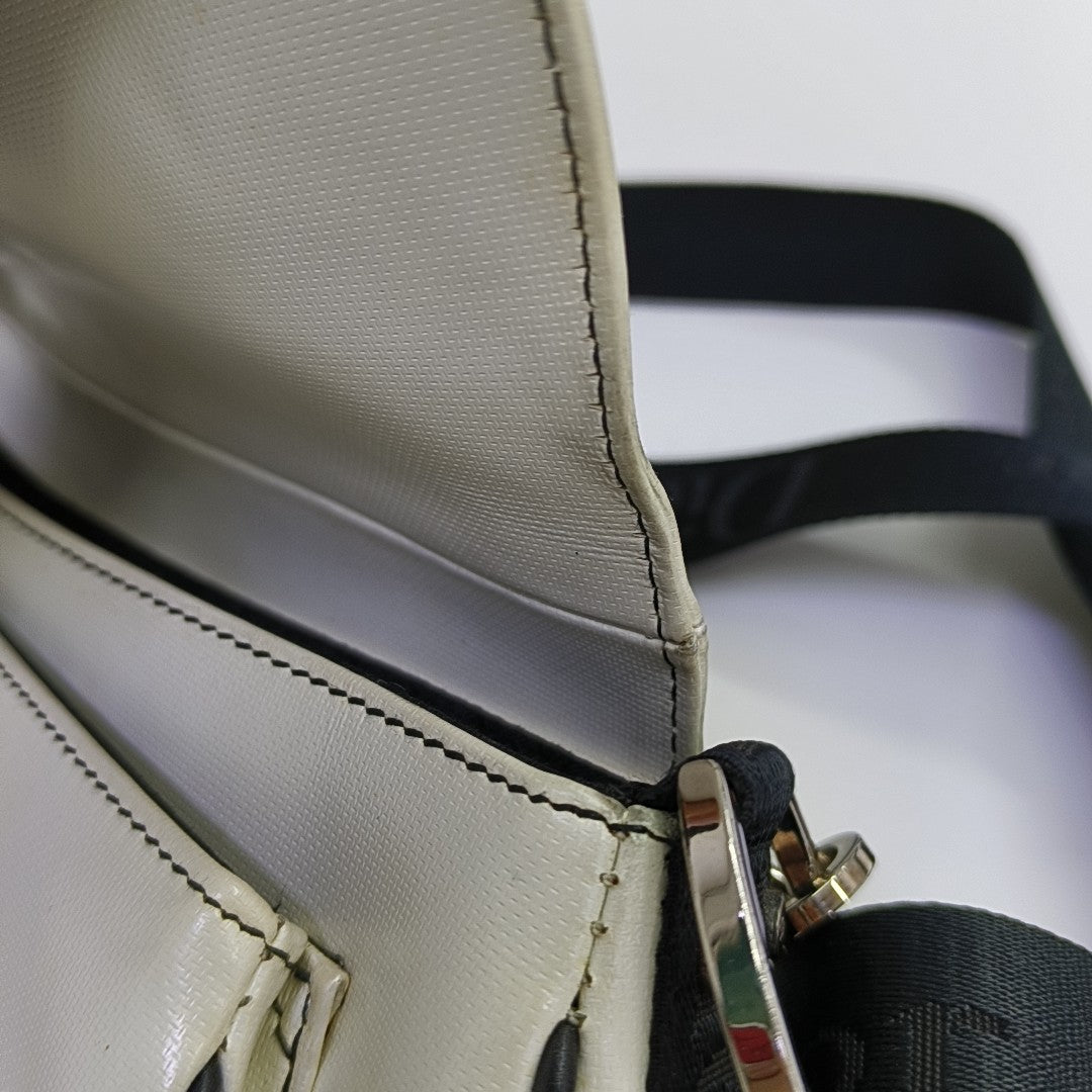 Calfskin Shoulder Bag White