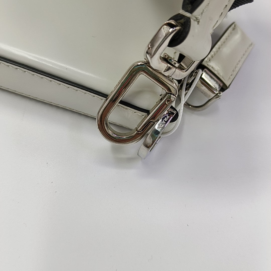 Calfskin Shoulder Bag White