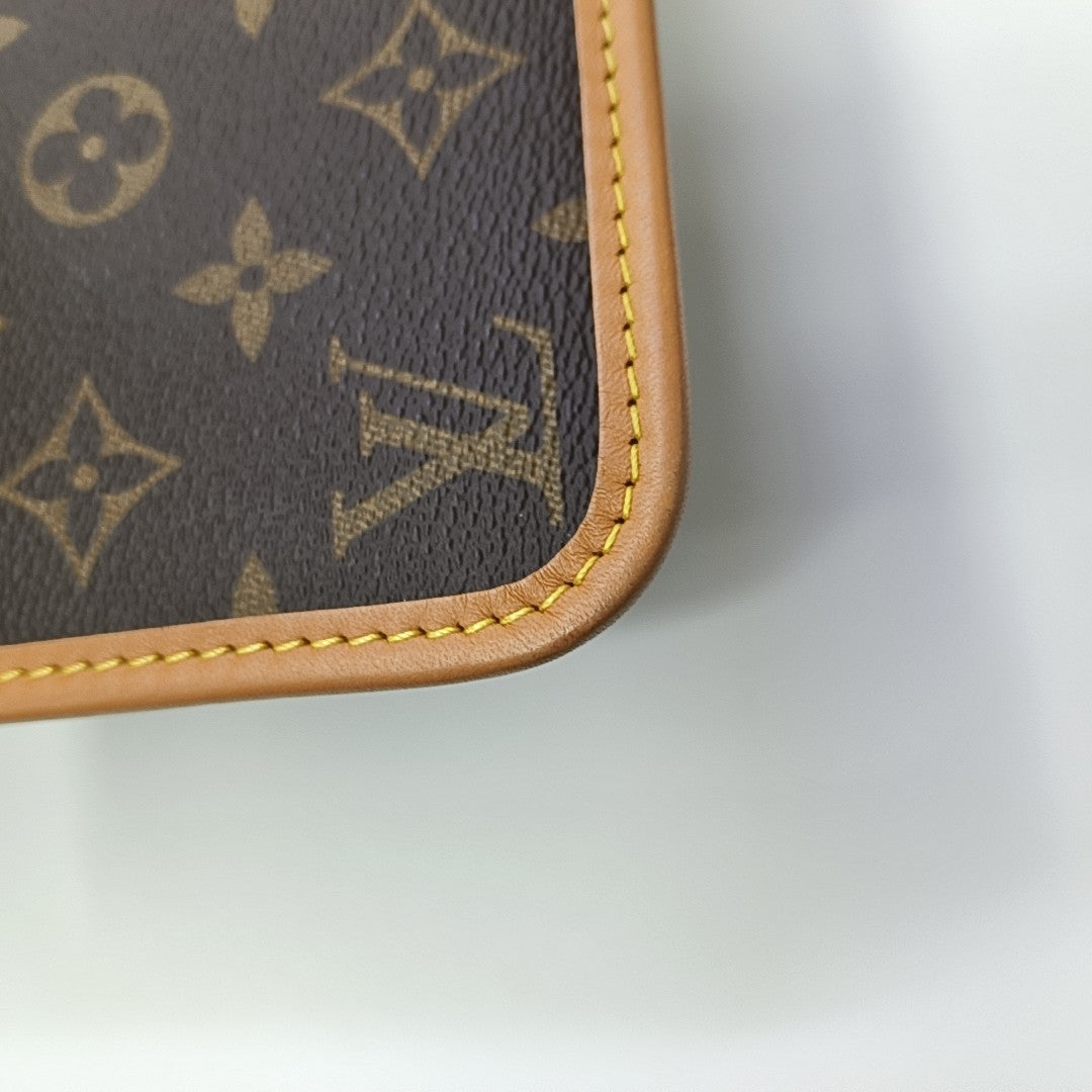 CARRYALL PM Monogram Coated Canvas Brown