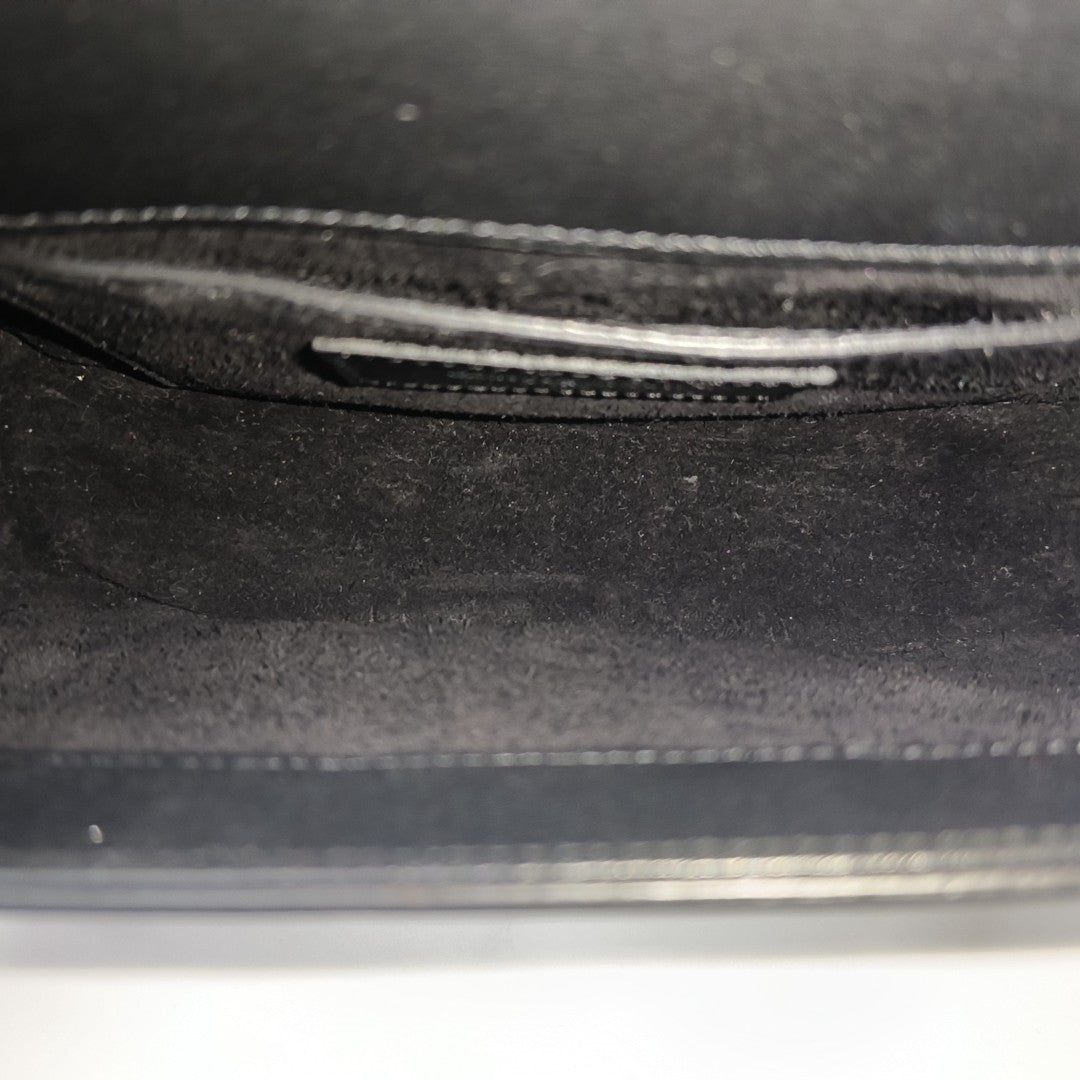 Calfskin Shoulder Bag Black