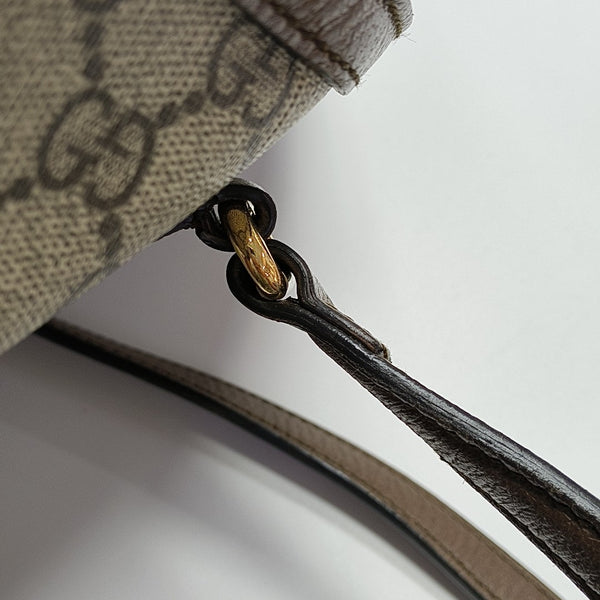 Monogram Coated Canvas Tote Bag Brown