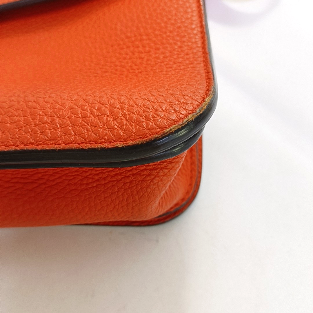 Authenticated pre-owned  Jackie 1961 Calfskin Orange - Crossbody Bag at Looply