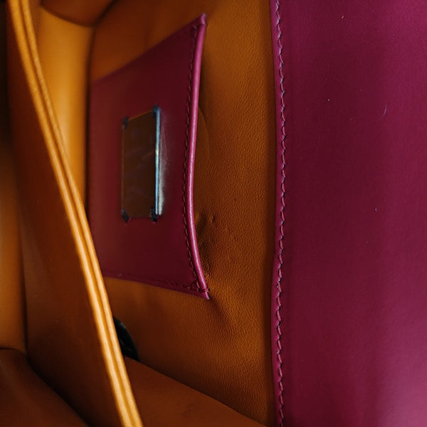 SERPENTI FOREVER Small Quilted Calfskin Red
