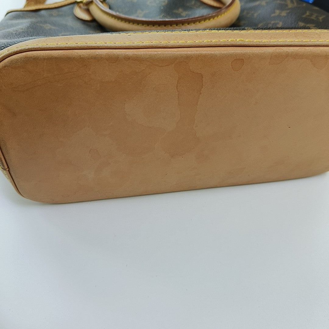LOCKIT PM Monogram Coated Canvas Brown