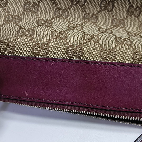 Monogram Canvas Tote Bag Brown