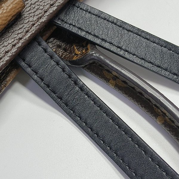 ONTHEGO MM Monogram Coated Canvas Brown