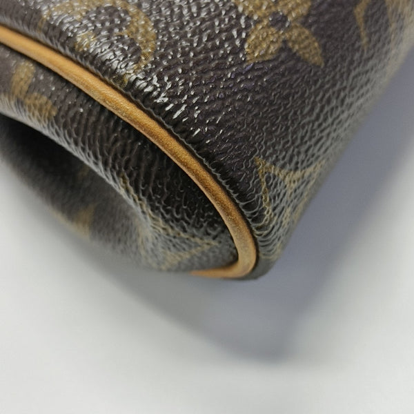 EVA Monogram Coated Canvas Brown