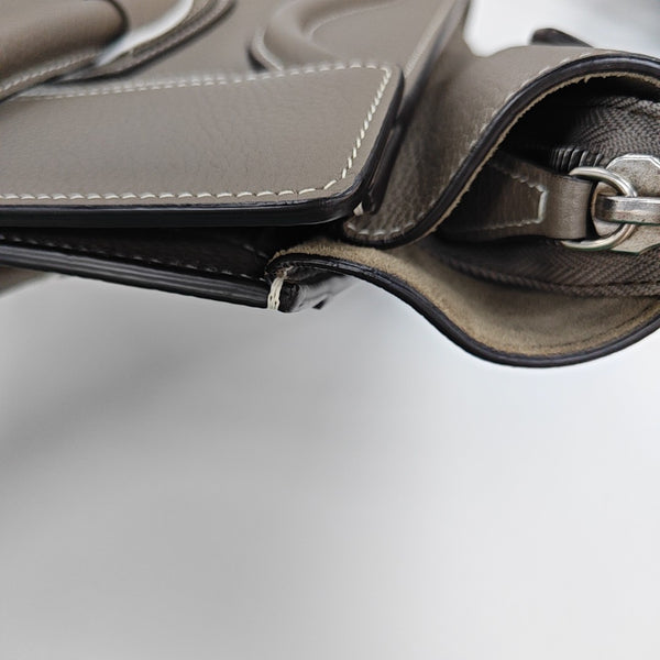 LUGGAGE Quilted Calfskin Gray
