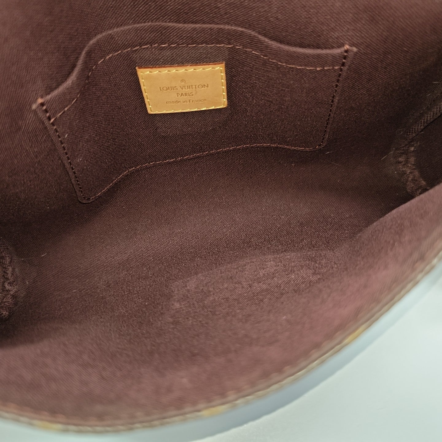 FAVORITE MM Monogram Coated Canvas Brown