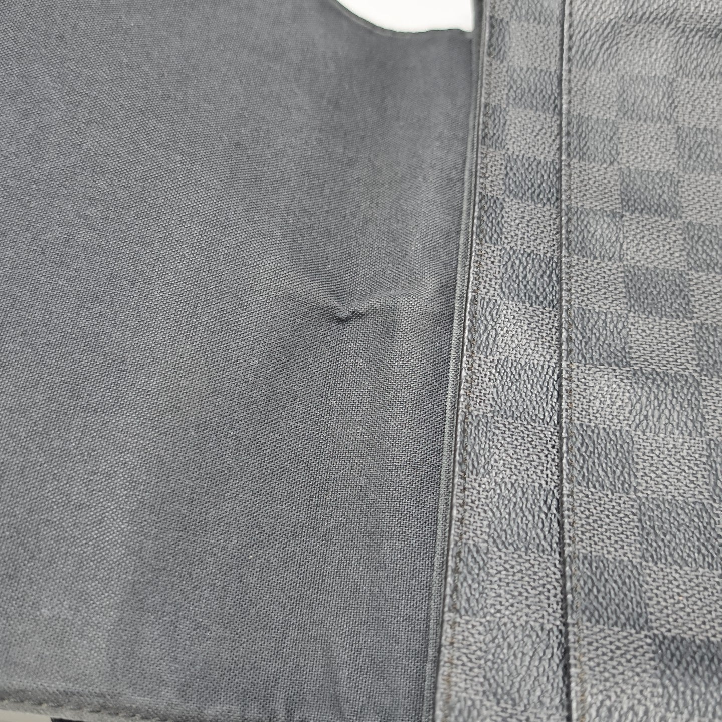 DISTRICT PM Damier Graphite Coated Canvas Gray