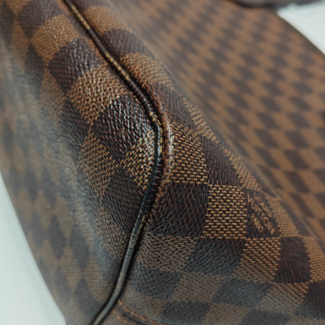 NEVERFULL MM Damier Ebene Coated Canvas Brown