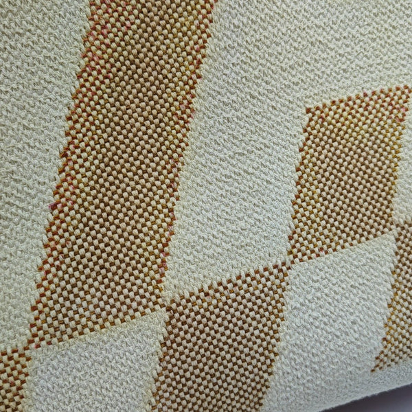 Cabas H En Biais Fabric White