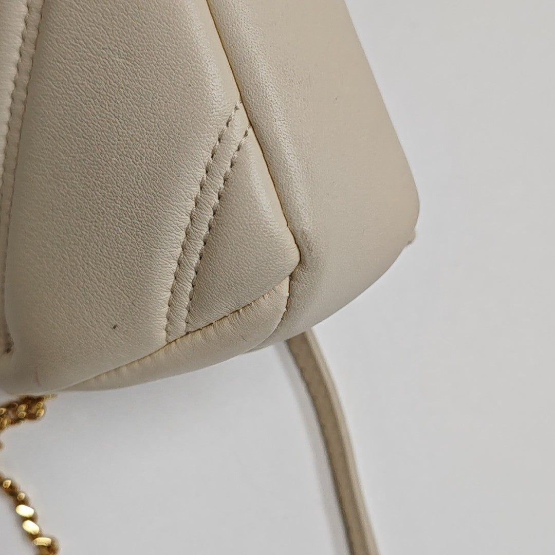 SERPENTI CABOCHON Quilted Calfskin Beige