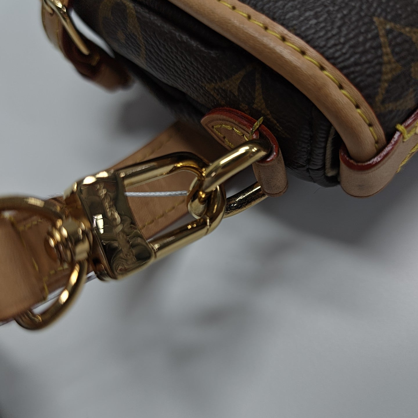 SAUMUR BB Monogram Coated Canvas Brown