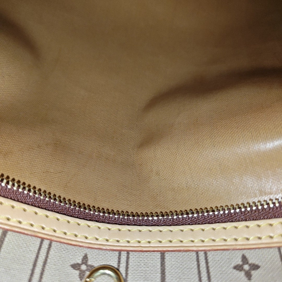NEVERFULL GM Monogram Coated Canvas Brown