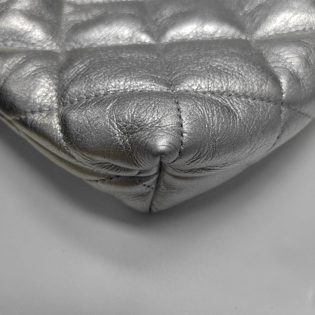 Quilted Calfskin Silver