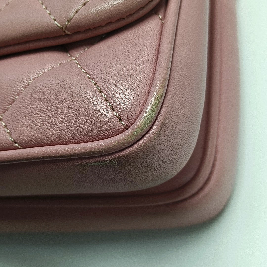 Quilted Lambskin Pink