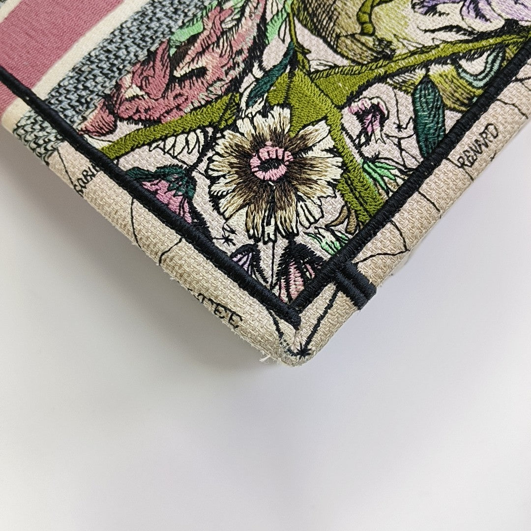 Book Tote Small Canvas Multicolor