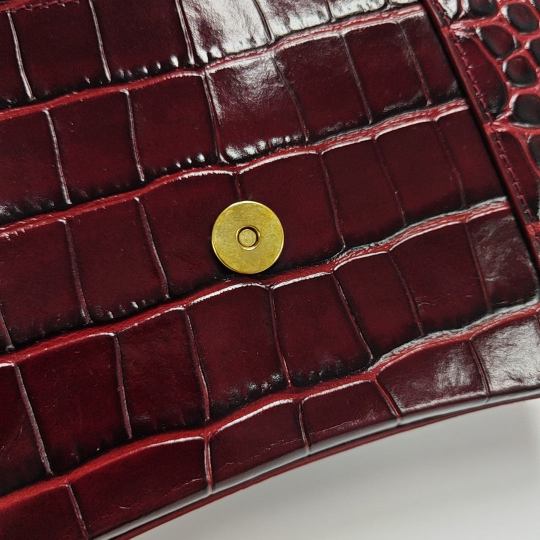 Hourglass S Calfskin Red