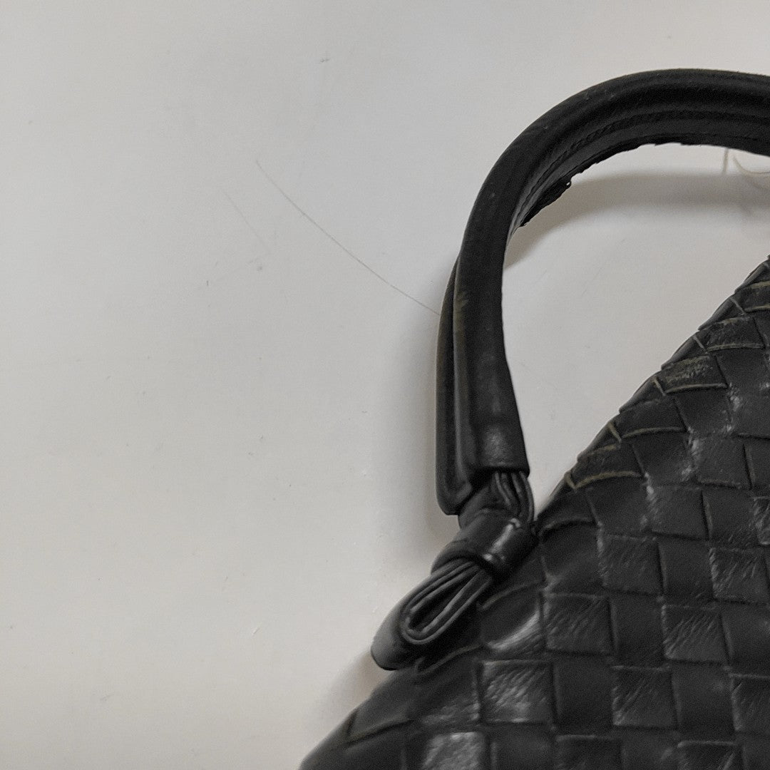 Calfskin Top Handle Bag Blue
