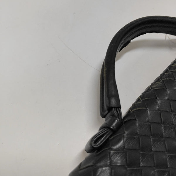 Calfskin Top Handle Bag Blue