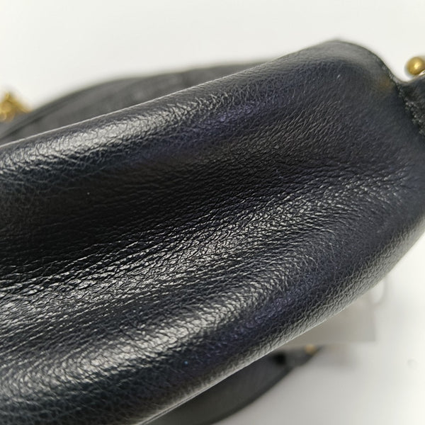 GG Marmont Mini Quilted Calfskin Black
