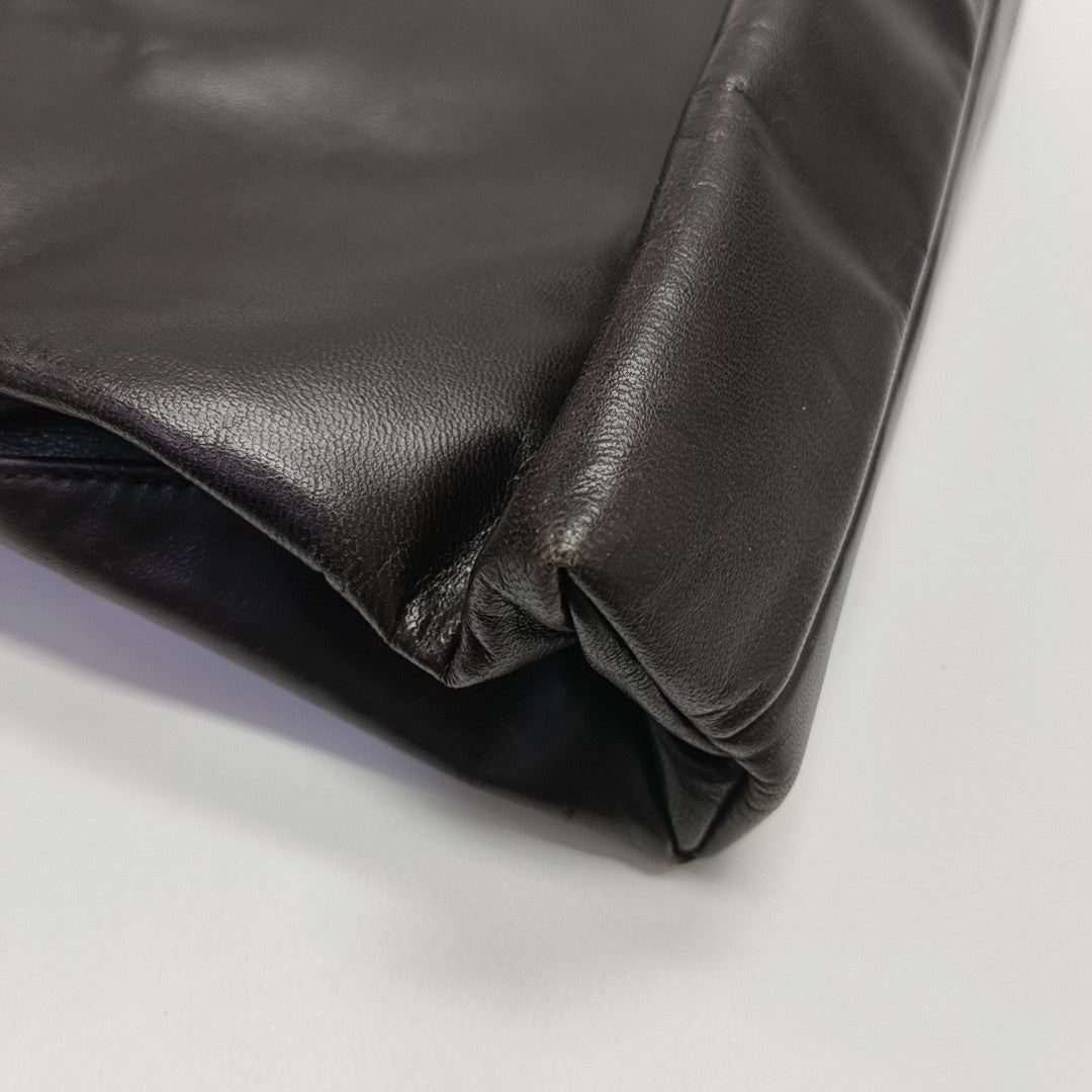 Calfskin Tote Bag Brown