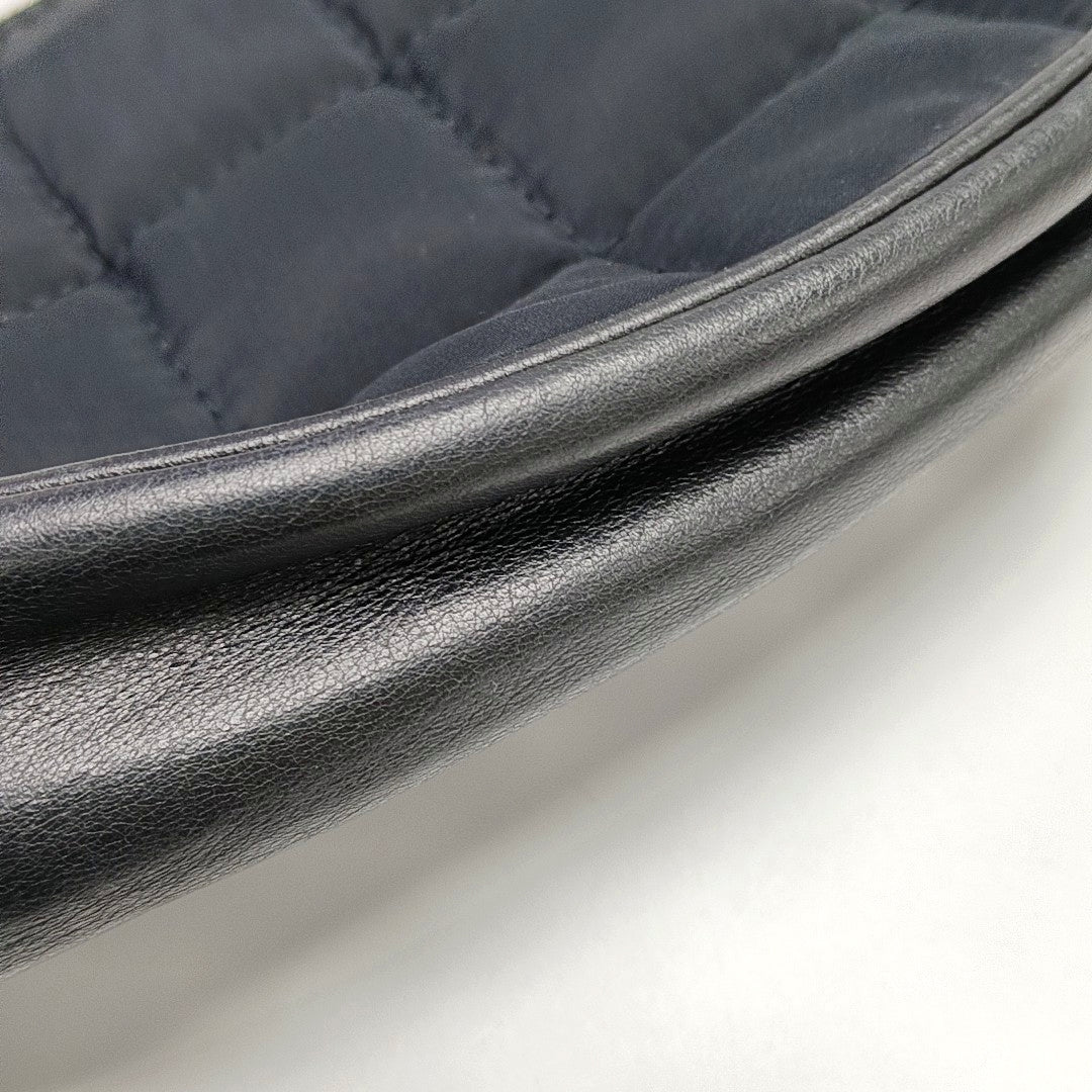 Quilted Canvas Black