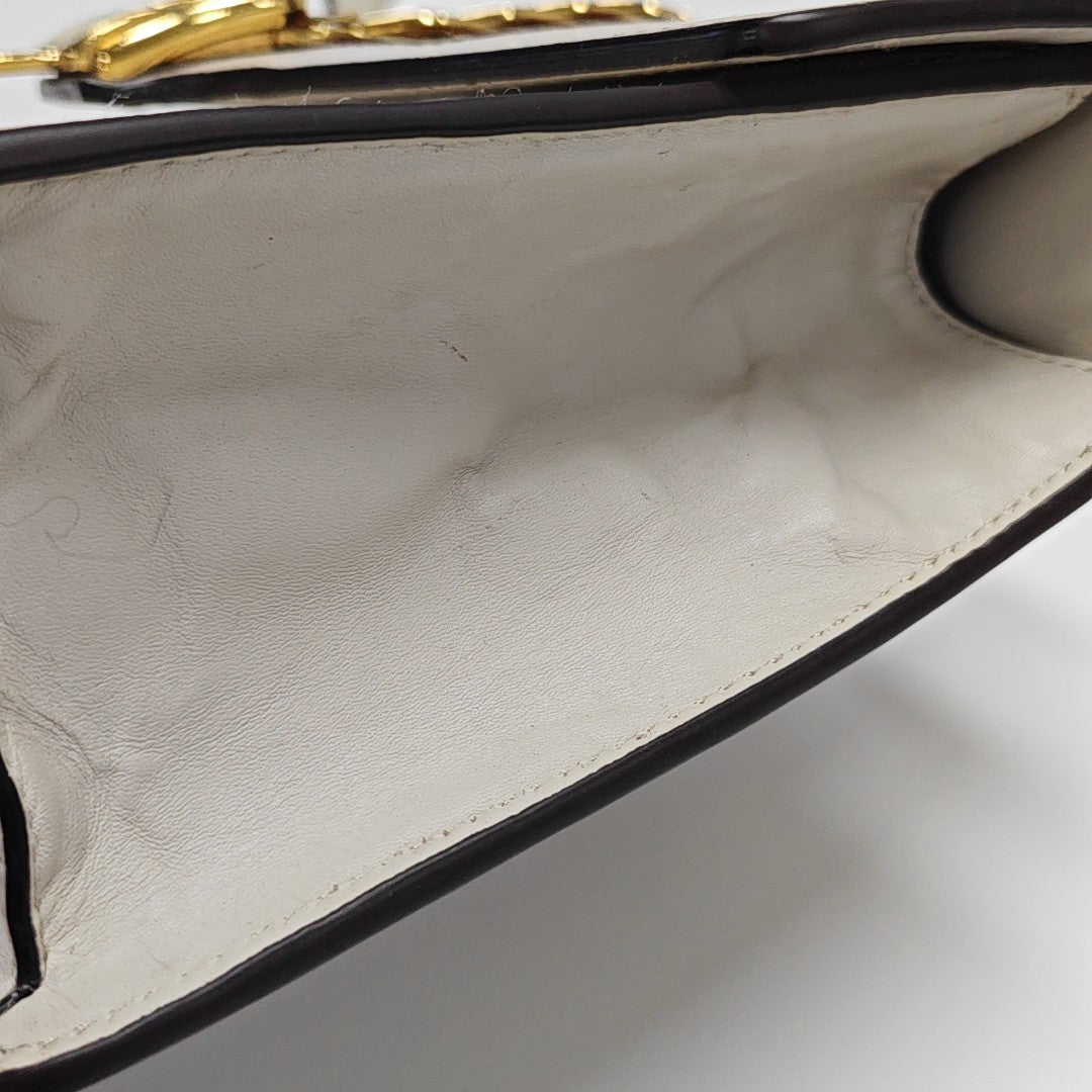 Sylvie Small Calfskin White