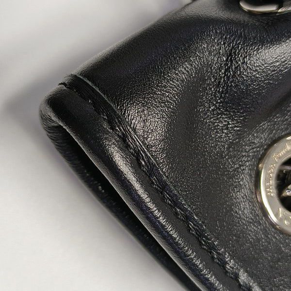 Lambskin Shoulder Bag MM Black