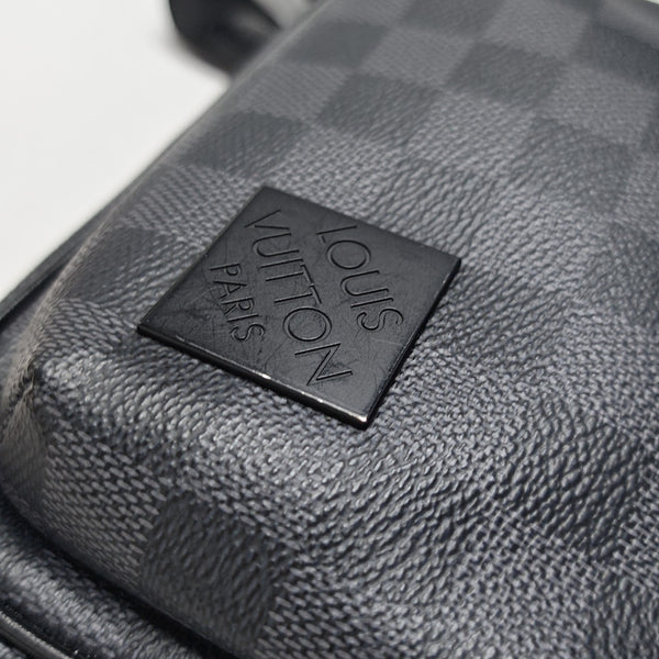 AVENUE Damier Graphite Coated Canvas Black