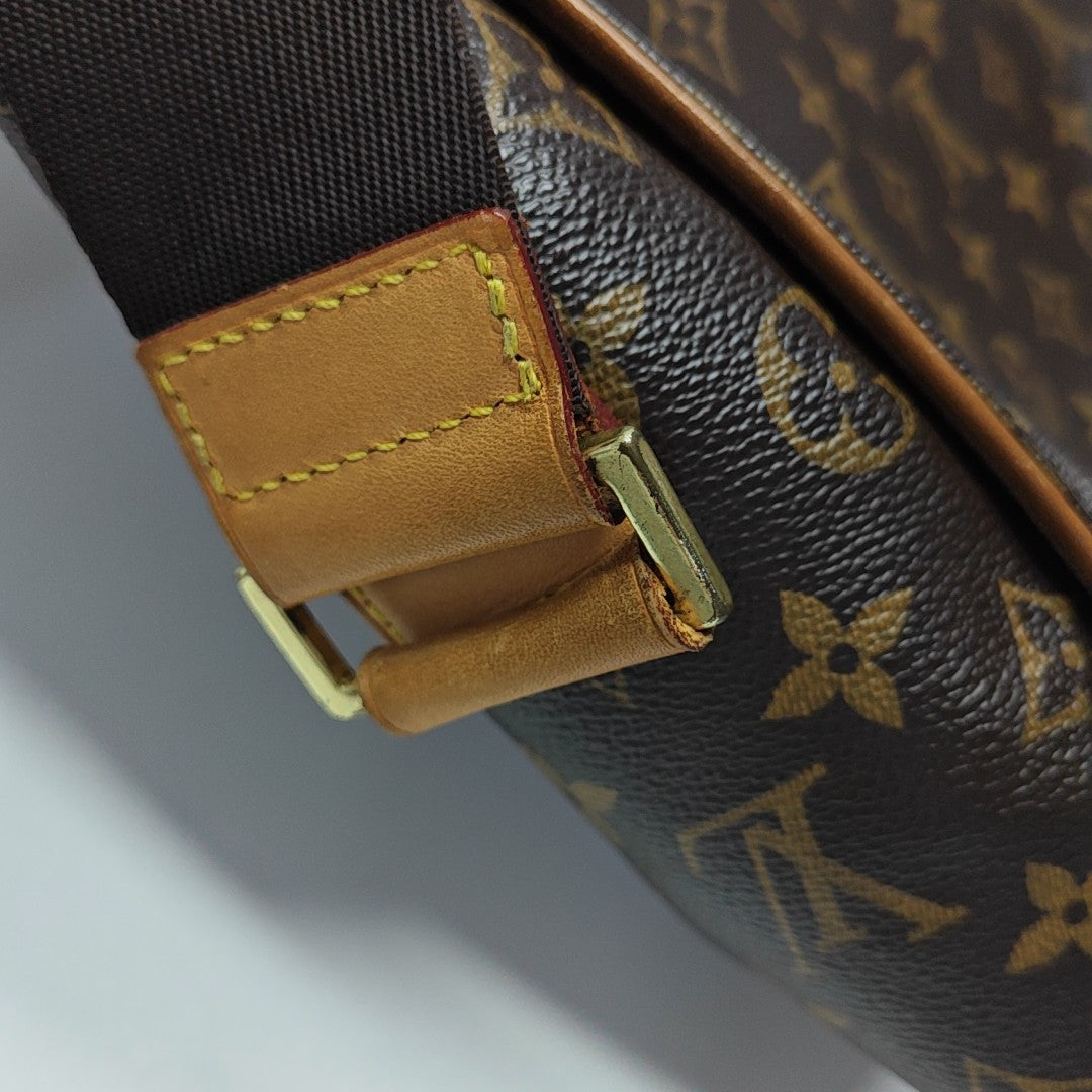 VALMY Monogram Coated Canvas Brown