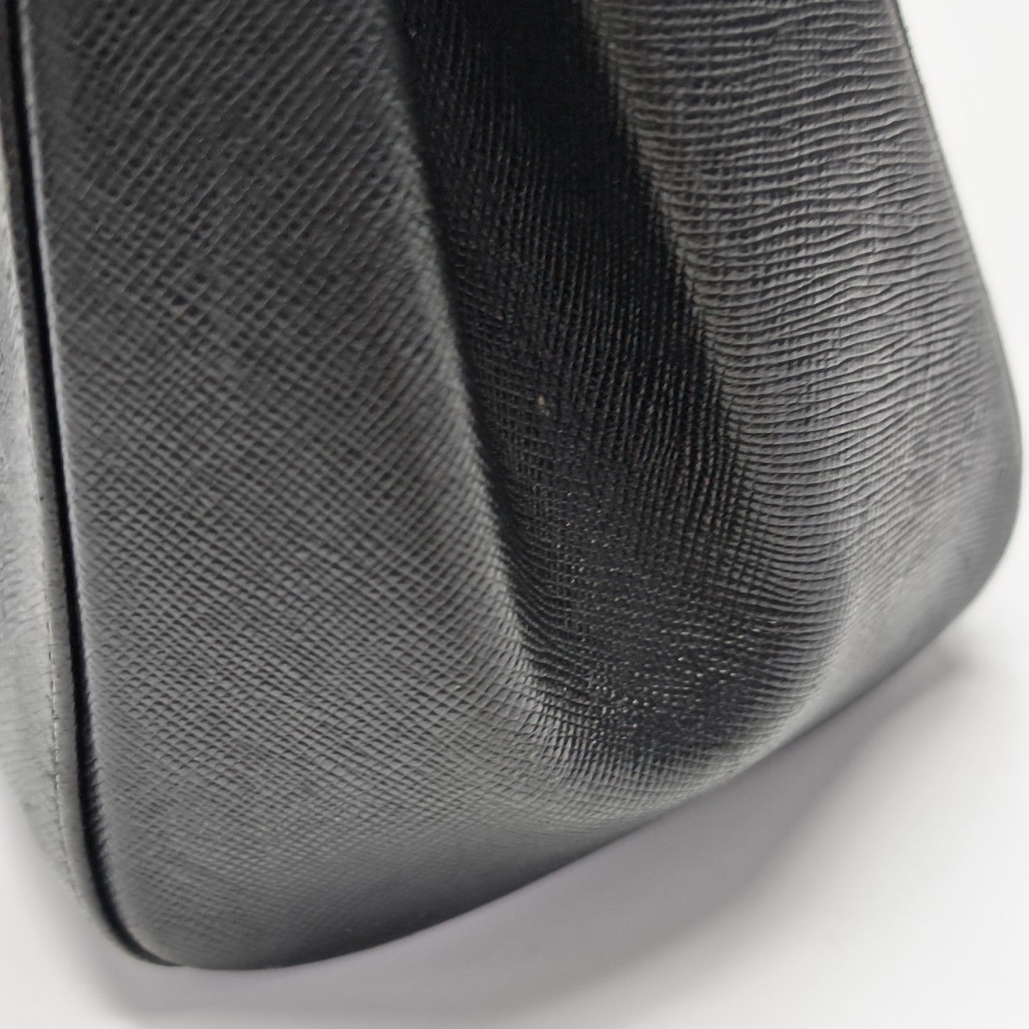 Calfskin Top Handle Bag Black