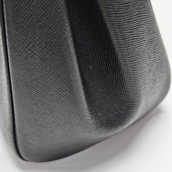 Calfskin Top Handle Bag Black