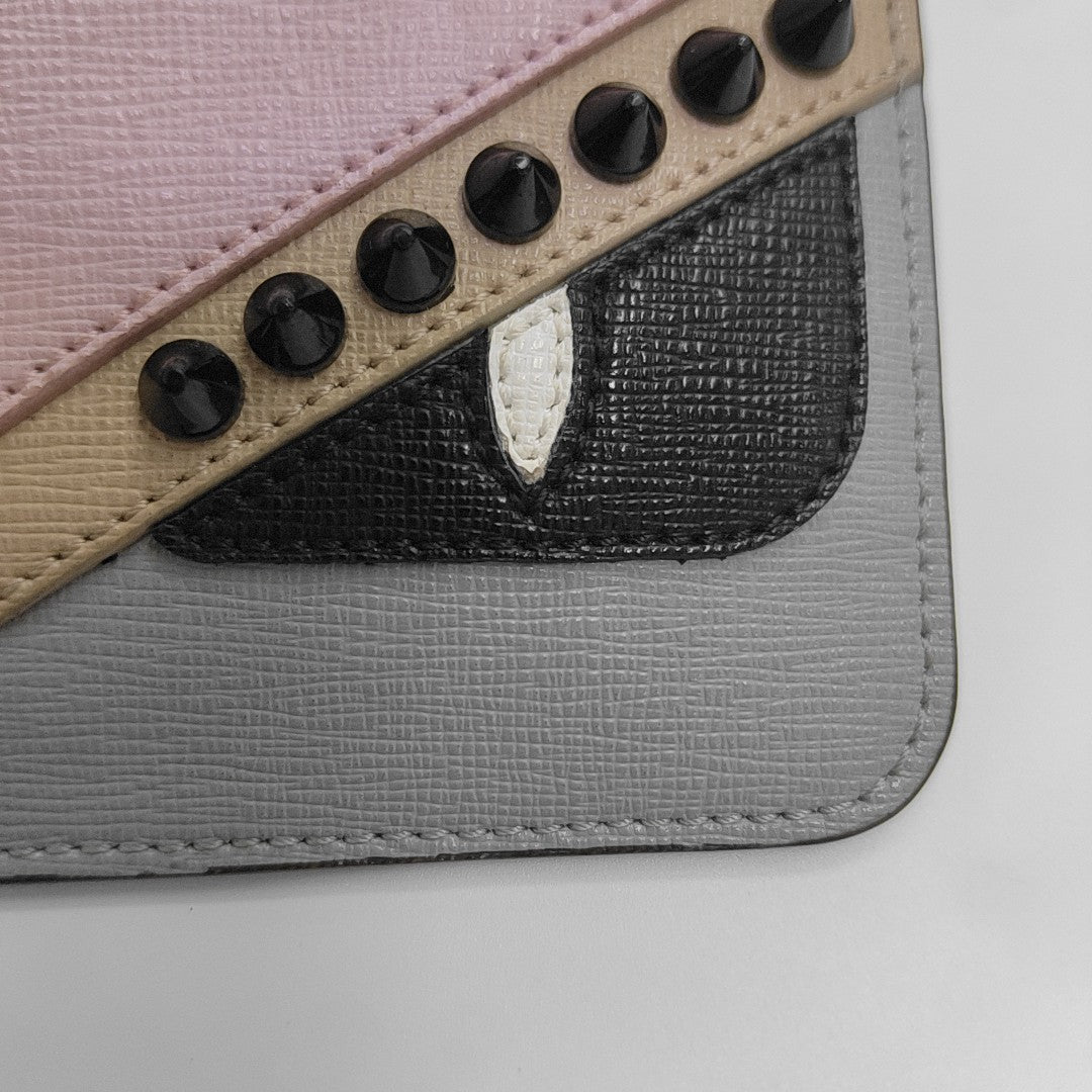 Monster Calfskin Pink Wallet