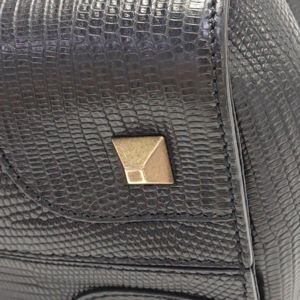 Calfskin Shoulder Bag Black