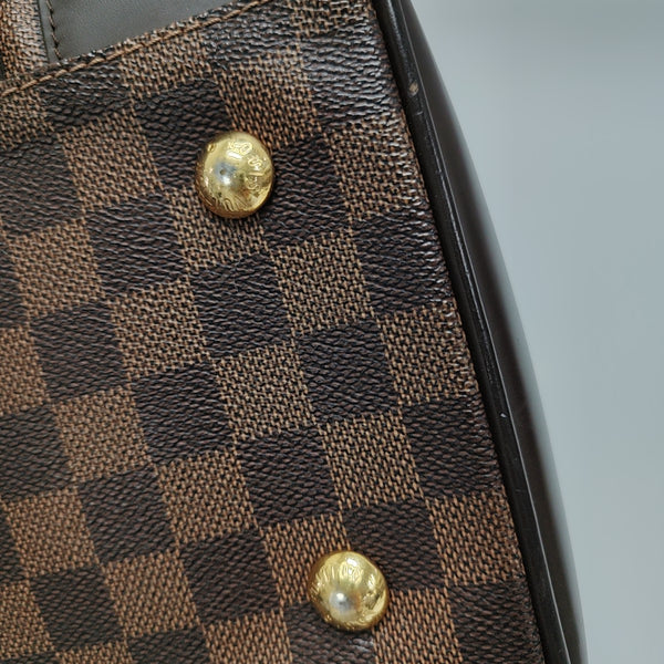 BERKELEY Damier Ebene Coated Canvas Brown