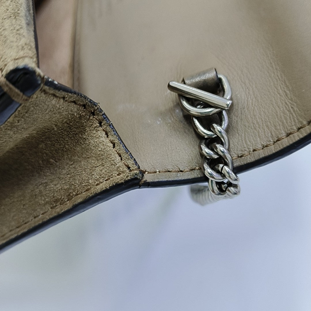 Dionysus Super Mini Monogram Coated Canvas Beige