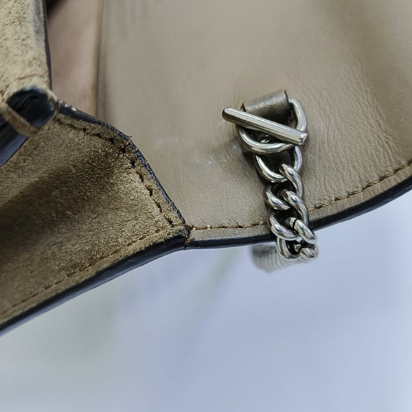Dionysus Super Mini Monogram Coated Canvas Beige