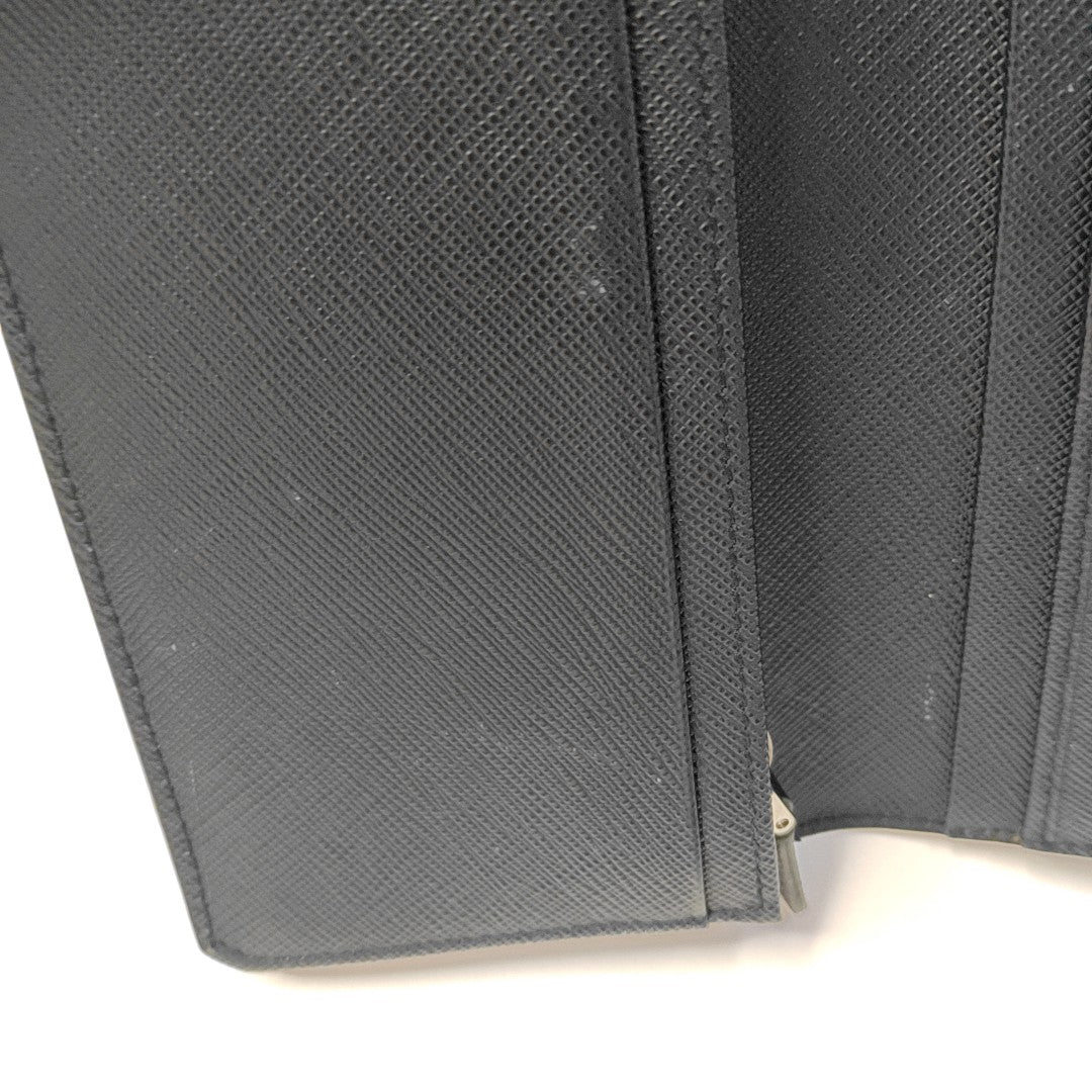 Saffiano Calfskin Wallet Blue
