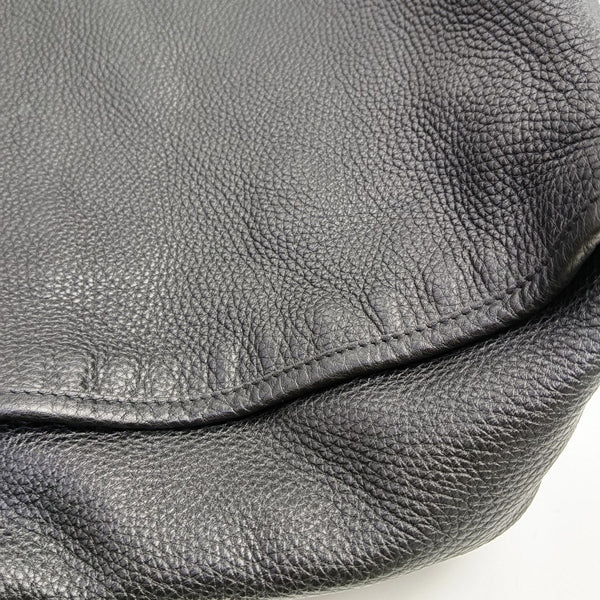 Calfskin Shoulder Bag Black