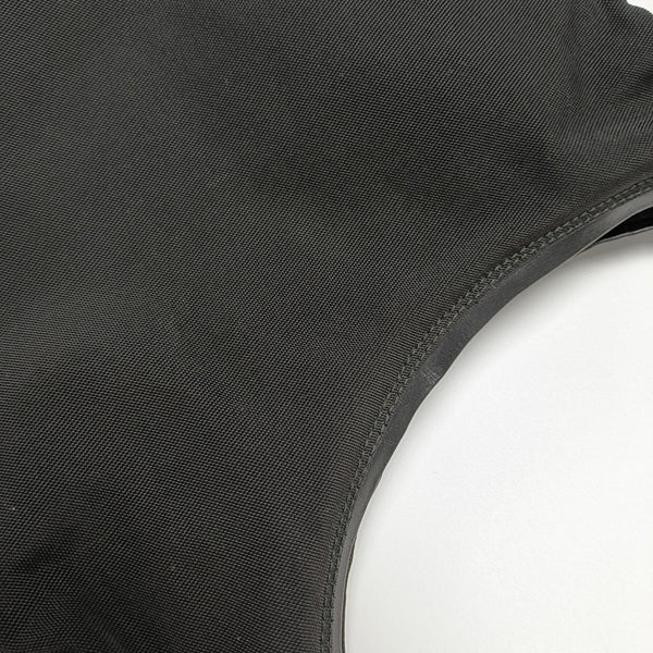 Fabric Top Handle Bag Black