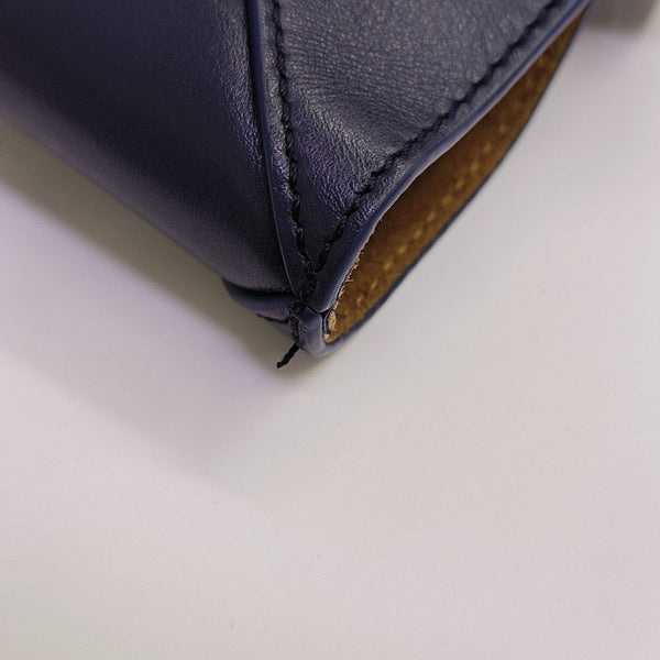 Puzzle Fold Extra Large Quilted Calfskin Blue