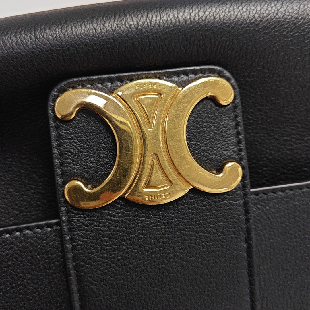 TEEN VICTOIRE Medium Calfskin Black