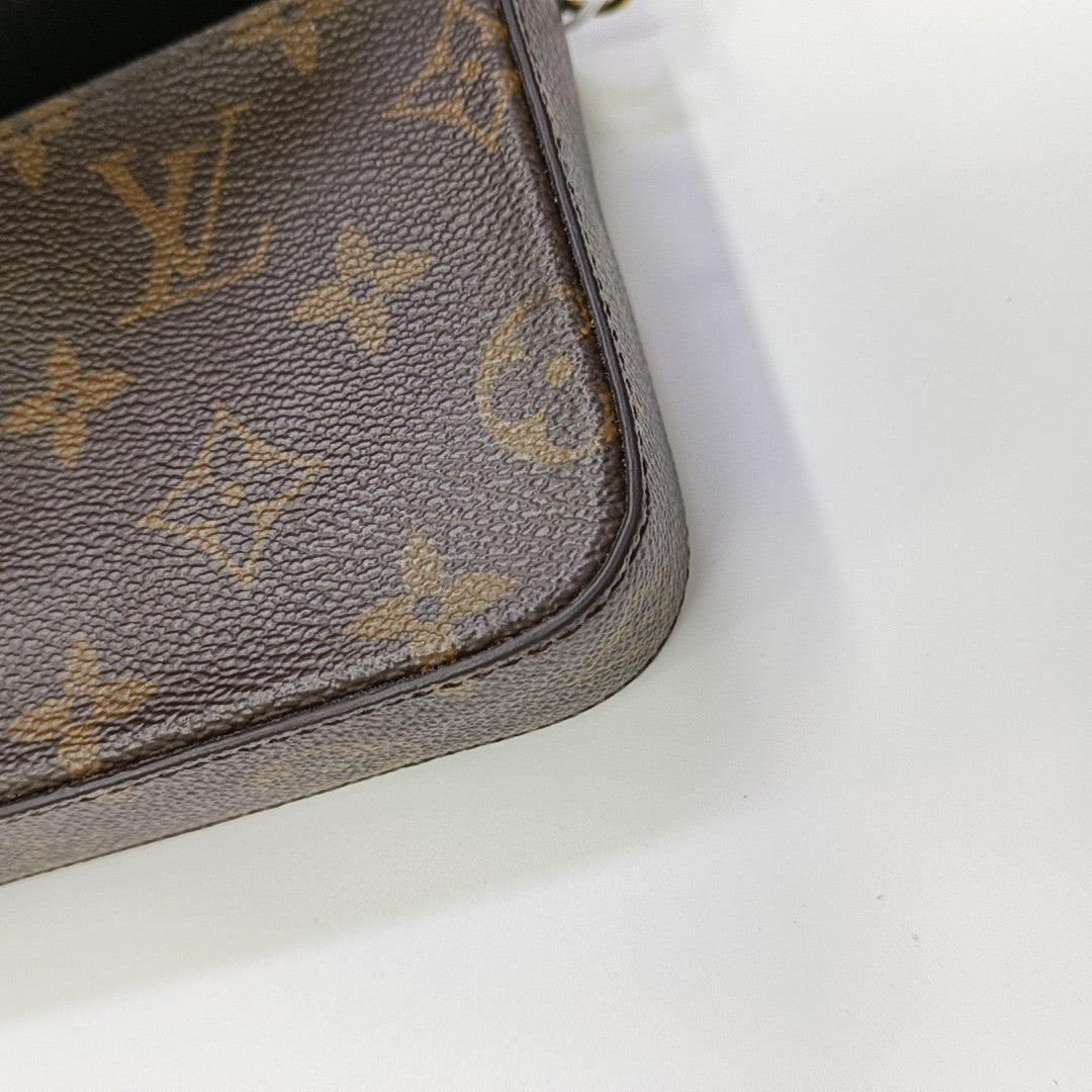 FÉLICIE Monogram Coated Canvas Brown