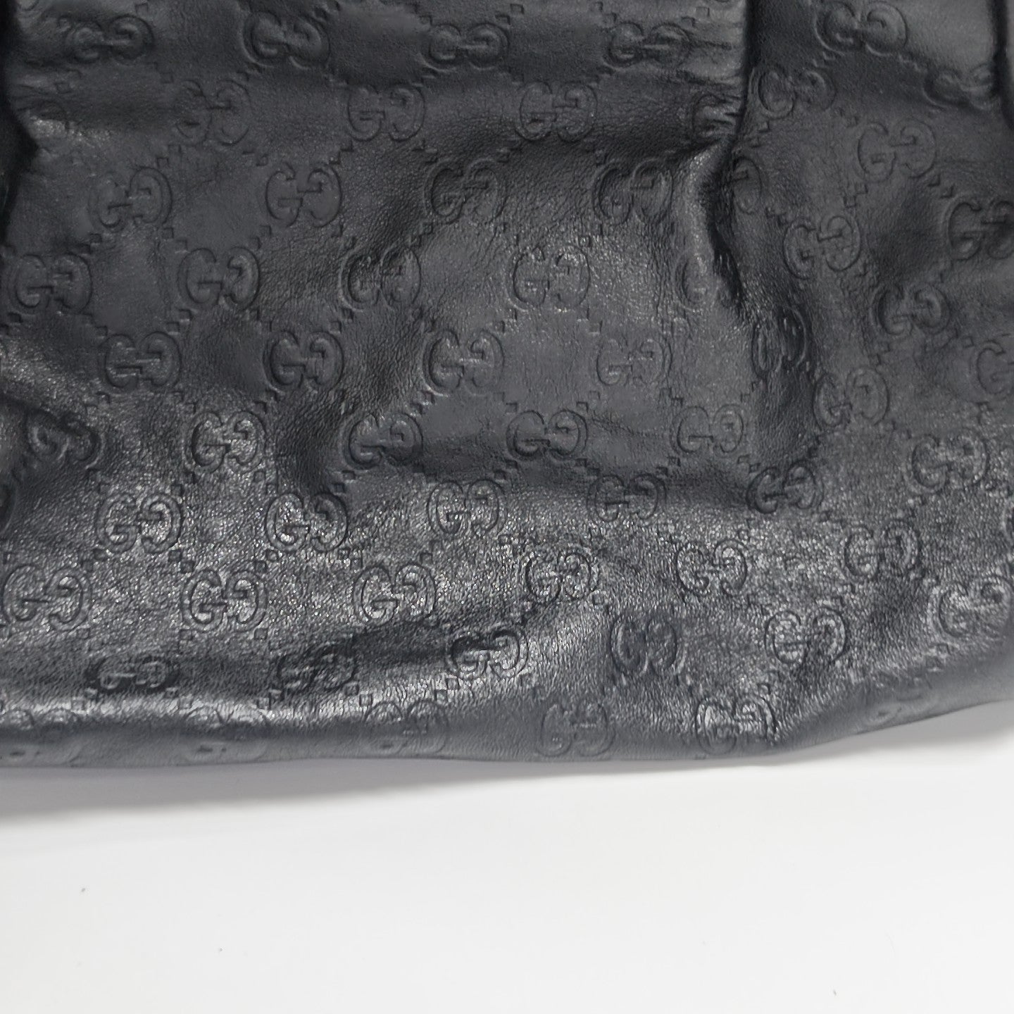 Sukey Monogram Calfskin Black