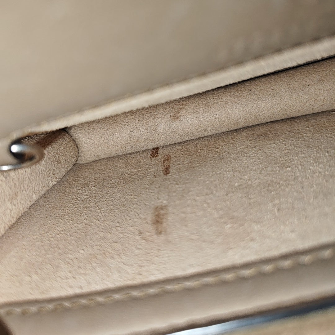Dionysus Super Mini Monogram Coated Canvas Beige