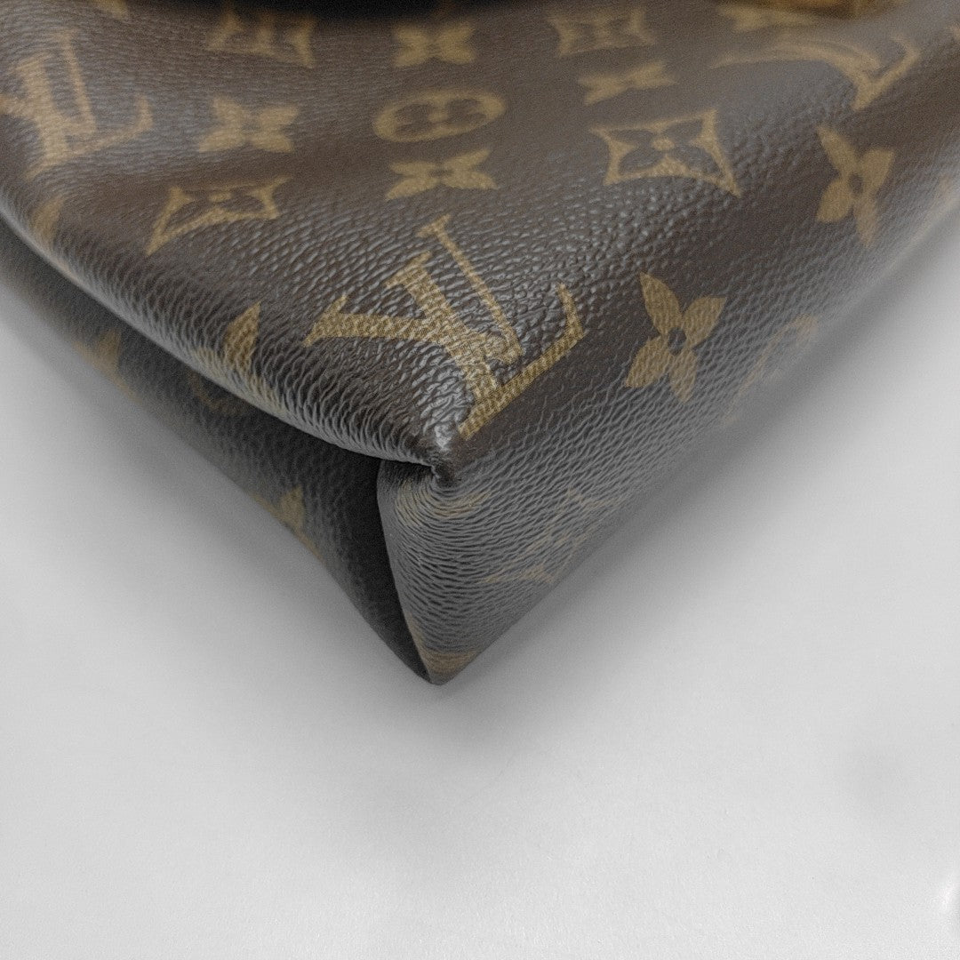 PALLAS Monogram Coated Canvas Brown
