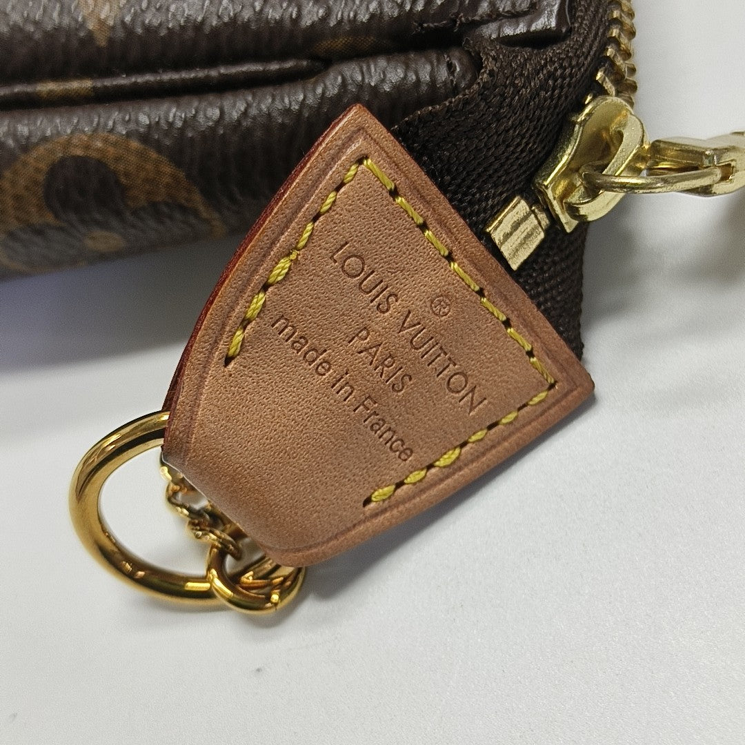 ACCESSOIRES Mini Monogram Coated Canvas Brown